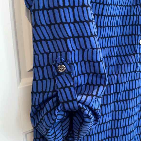 The limited blue and navy shirt dress - Picture 5 of 9